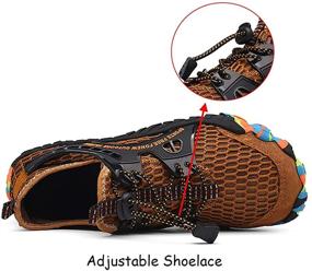 img 1 attached to MTINGZU Sailing Walking Kayaking Barefoot Women's Shoes for Athletic