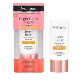 img 3 attached to 🌞 Neutrogena Bright Boost Facial Moisturizer: SPF 30 Sunscreen, Brightening Oil-Free Formula with Neoglucosamine, Moringa Seed, Vitamin C &amp; E, 1.0 fl. oz