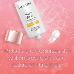 img 1 attached to 🌞 Neutrogena Bright Boost Facial Moisturizer: SPF 30 Sunscreen, Brightening Oil-Free Formula with Neoglucosamine, Moringa Seed, Vitamin C &amp; E, 1.0 fl. oz