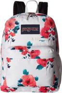 🌹 jansport watercolor roses digibreak backpack - unisex логотип