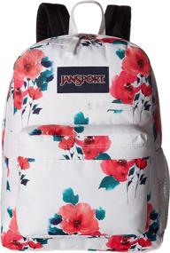 img 2 attached to 🌹 Jansport Watercolor Roses Digibreak Backpack - Unisex