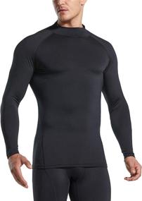 img 1 attached to 🔥 High-Performing ATHLIO Men's Thermal Compression Shirts: Stay Warm and Agile in Winter Sports & Running Activities - Available in 1, 2, or 3 Pack