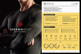 img 2 attached to 🔥 High-Performing ATHLIO Men's Thermal Compression Shirts: Stay Warm and Agile in Winter Sports & Running Activities - Available in 1, 2, or 3 Pack