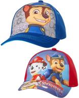🧢 nickelodeon boys paw patrol 2 pack baseball cap: perfect fit for toddlers and little boys! logo