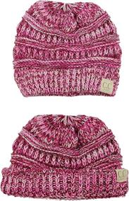 img 1 attached to 🧒 C.C Kids' Cute Warm and Comfy Children's Knit Ski Beanie Hat: Stylish Winter Headgear for Kids!