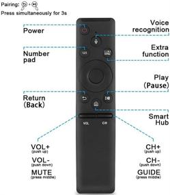 img 1 attached to 📱 CHUNGHOP Bluetooth Voice Remote Control for Samsung Smart TV BN59-01260A, BN59-01241A, BN59-01292A, BN59-01259E RMCSPM1AP1 4K UHD 4/5/6/7/8 Series UN75MU630D UN40KU7000F