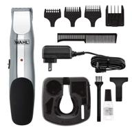 🧔 wahl clipper groomsman trimmer kit #9916-817 for men - perfect holiday gift with rechargeable function, ideal for beard, mustache, stubble grooming – proficiently used by professionals logo