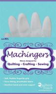 🧤 enhance your free-motion sewing experience with machingers quilting support gloves by quilter's touch – medium/large logo