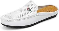 anazardor leather loafers slippers 9805 hei, size us9.5 / 43 logo