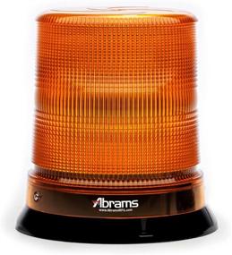 img 4 attached to Abrams SAE Class-1 StarEye 7-Inch Dome 12 LED Magnet/Permanent Mount Construction Vehicle Warning Strobe Beacon Light - Amber