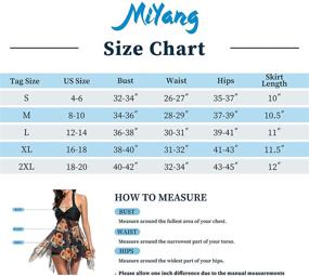 img 1 attached to 👙 MiYang Women's Tankini Swimdress with Boyshorts and Bowknot: Stylish Swimsuits & Cover Ups for Women