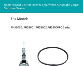 img 3 attached to 🔍 MFLAMO Hoover Smartwash Automatic Carpet Cleaner Replacement Belt, Fits Models: FH52000 FH52001 FH52002 FH53000PC (2-Pack) - Enhanced SEO