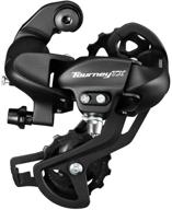 high-performance shimano tourney 7/8-speed rear derailleur for mountain bikes - rd-tx800-l (black) logo