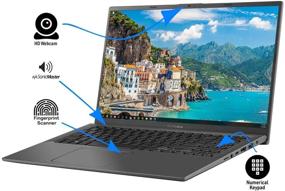 img 1 attached to 💻 ASUS VivoBook 15.6" FHD Touchscreen Laptop, 10th Gen Intel Quad-Core i5-1035G1, 3.6GHz, 12GB DDR4 RAM, 512GB SSD, Fingerprint Reader, WiFi, HDMI, Windows 10 S + AllyFlex Mousepad