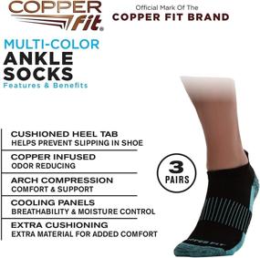 img 2 attached to 🧦 Copper Fit Sport Ankle Sleeve for Both Men and Women