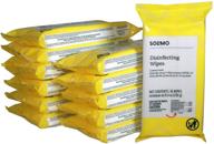 🧻 solimo disinfecting wipes on-the-go (432 wipes - 36 packs of 12 ct each) logo