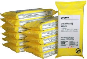 img 4 attached to 🧻 Solimo Disinfecting Wipes On-The-Go (432 wipes - 36 packs of 12 ct each)