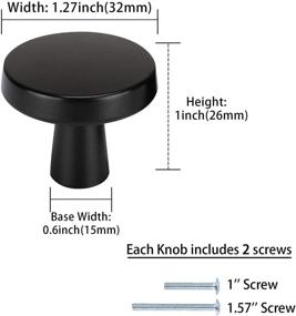 img 3 attached to Goldenwarm Modern Cabinet Knobs Black