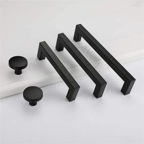 img 2 attached to Goldenwarm Modern Cabinet Knobs Black