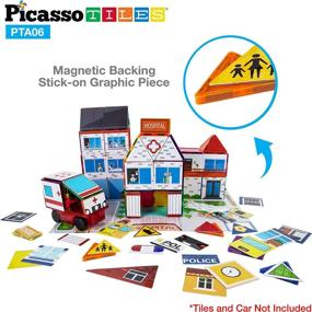 img 1 attached to PicassoTiles Magnetic Expansion Set: Enhancing Construction and Education