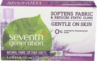 seventh generation lavender fabric softener sheets - 80 count logo