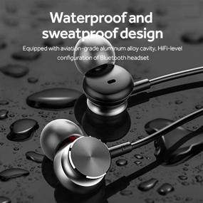 img 1 attached to Bluetooth Waterproof Headphones Professional Earhphone