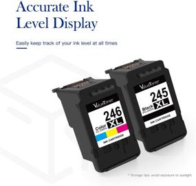 img 2 attached to Valuetoner Remanufactured Ink Cartridge for Canon PG-245XL CL-246XL - 2 Pack - Compatible with Pixma MX492 MX490 MG2420 MG2520 MG2522 MG2920 MG2922 MG3022 MG3029