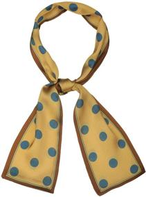 img 4 attached to Allegra Ribbon Skinny Lovely Pattern Women's Accessories and Scarves & Wraps