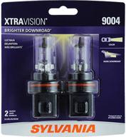 🌙 enhance visibility at night with sylvania 9004 xtravision halogen headlight bulb (pack of 2) logo