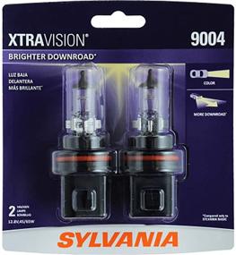 img 4 attached to 🌙 Enhance Visibility at Night with SYLVANIA 9004 XtraVision Halogen Headlight Bulb (Pack of 2)