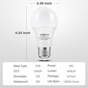 img 3 attached to 💡 SHINESTAR 6 Pack Daylight Equivalent Non Dimmable Bulbs