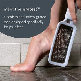 img 2 attached to 💪 Barefoot Scientist Professional Grade Micro-Grated XL Rasp: Effortlessly Remove Hard Skin, Calluses, and Relieve Dry, Cracked Heels