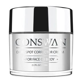 img 4 attached to CONSWAN Dark Spot Remover Cream - Effective Face and Body Dark Spot Corrector for Dark Spots, Sun Spots, Age Spots etc. (50ML/1.7FL OZ)