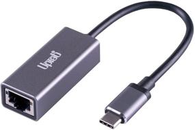 img 2 attached to 🌐 UPTab USB C to Gigabit Ethernet Adapter - Fast and Reliable Wired Internet Connection for USB C or Thunderbolt 3 Devices