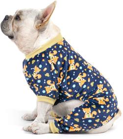 img 3 attached to CuteBone Dog Pajamas Onesie: Adorable 🐾 Pet Clothes for Small Doggies and Cats