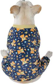 img 2 attached to CuteBone Dog Pajamas Onesie: Adorable 🐾 Pet Clothes for Small Doggies and Cats