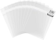 100 pack of acid-free crystal clear sleeves storage bags for 8x10 photo framing mats mattes - golden state art logo