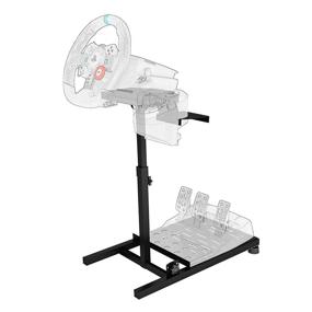 img 4 attached to 🎮 Collapsible Tilt-Adjustable Racing Wheel Stand Simulator Stand for Thrustmaster, Logitech G29, G920, G27 & G25 Wheels | Supports T248 TX Xbox PS4 PS5