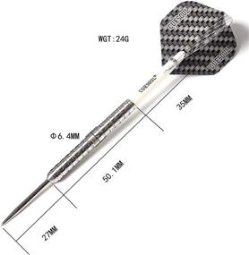 img 3 attached to CUESOUL Swift Series: 22/24/26g Super Slim Tungsten Steel Tip Darts Set