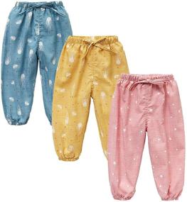 img 4 attached to 👖 Vibrant Printed Trousers for Boys: Little Summer Spring Collection