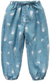 img 3 attached to 👖 Vibrant Printed Trousers for Boys: Little Summer Spring Collection