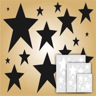 🌟 primitive star wall paint stencil by swirlypop designs logo