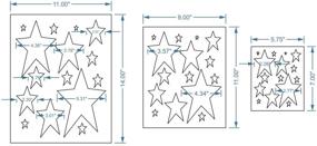 img 2 attached to 🌟 Primitive Star Wall Paint Stencil by Swirlypop Designs