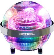 💦 alphacool eisball digital rgb - acryl water cooling reservoir with included eispumpe vpp755 v.3 logo