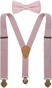 img 4 attached to Vintage Clip-on Suspenders for Boys by YJDS - Stylish Accessories and Boys' Suspenders