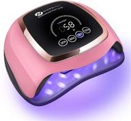 💅 slopehill uv led nail lamp 168w: professional gel polish dryer with timer settings, automatic sensor - perfect for fingernail & toenail art! logo