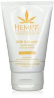 🌿 hempz milk and honey herbal hand and foot creme: nourishing 3.4oz delight logo