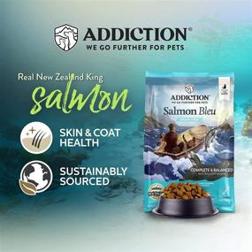 img 1 attached to Addiction Salmon Bleu Cat: Premium Dry Cat Food for Optimal Skin & Coat Health - Complete & Balanced Diet - Made in New Zealand