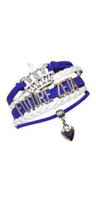 img 4 attached to Greekin' It: Zeta Phi Beta Sorority, Future Zeta Girls Charm Bracelet- Sorority Paraphernalia