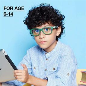 img 2 attached to 👓 AHT Kids Blue Light Blocking Glasses: Essential Eye Protection for Boys and Girls (Age 3-10)